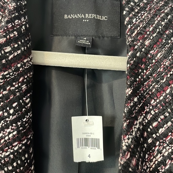 NWT Banana Republic Tweed Blazer - Picture 2 of 5